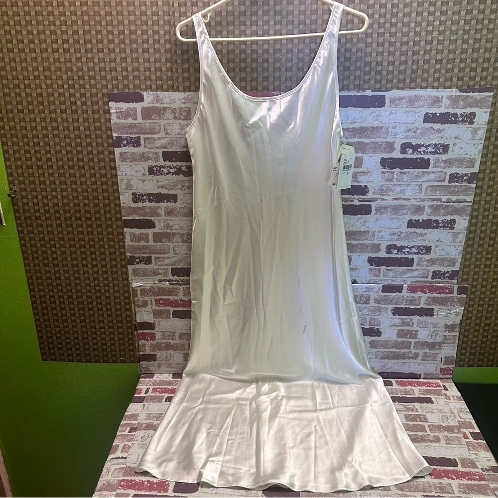 Natori White Chemise with Delicate Details M - Picture 4 of 12